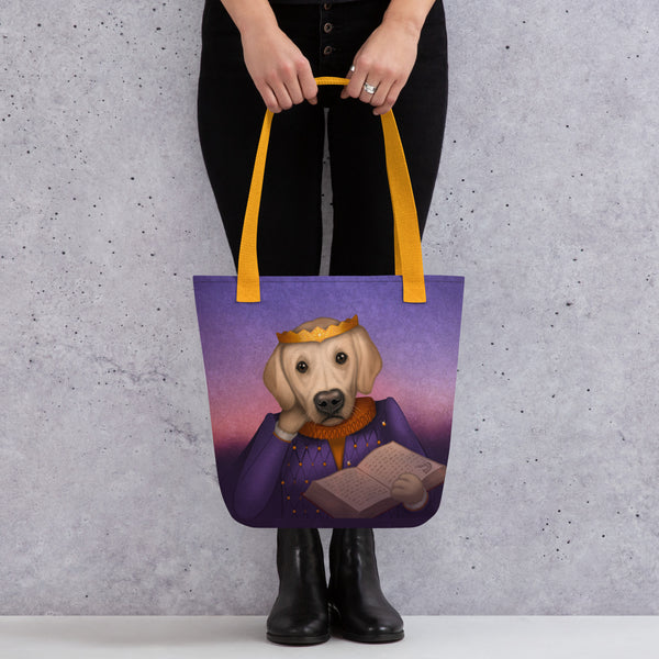 Tote bag "Life itself is the most wonderful fairy tale" (Golden Retriever)