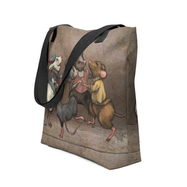 Tote bag "When the cat is away, the mice will play" (Mice)