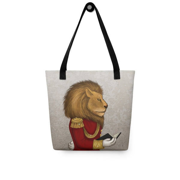 Tote bag "The word is stronger than the army" (Lion)