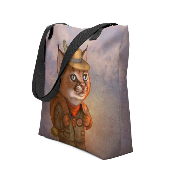 Tote bag "The wise traveler leaves his heart at home" (Caracal)