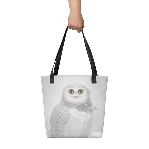 Tote bag "The North wind does blow and we shall have snow" (Snowy owl) Regular price