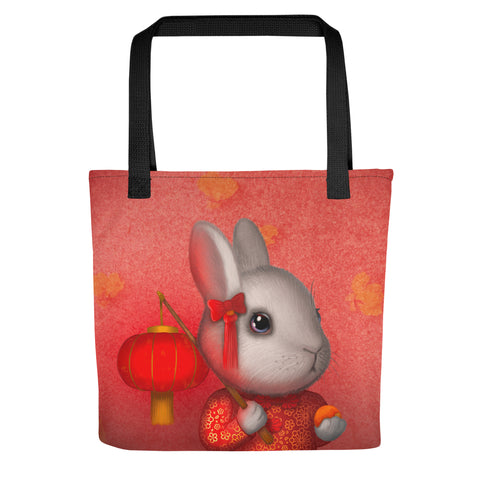 Tote bag "If you light a lamp for somebody else, it will also brighten your own way" (Hare)
