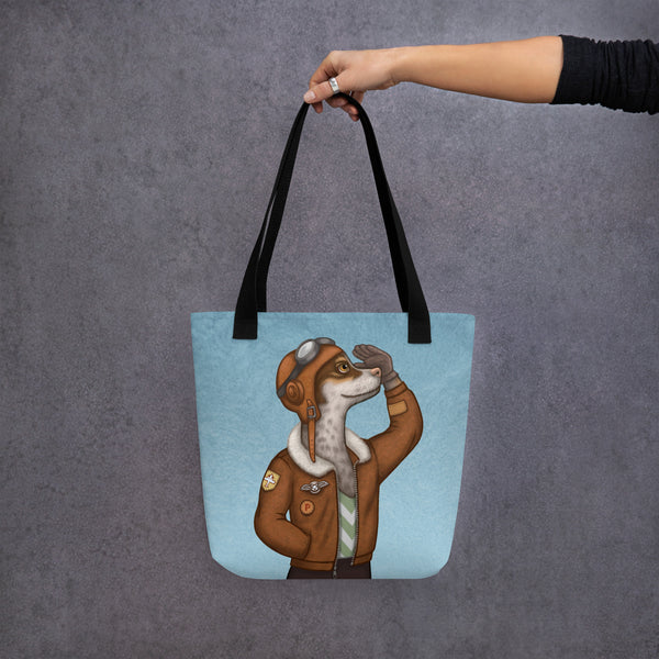 Tote bag "Have courage and the world Is yours" (Dog)