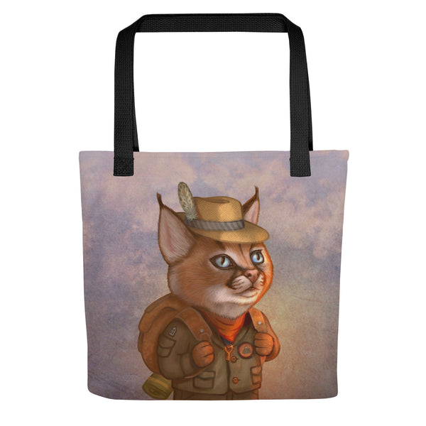 Tote bag "The wise traveler leaves his heart at home" (Caracal)