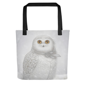 Tote bag "The North wind does blow and we shall have snow" (Snowy owl) Regular price