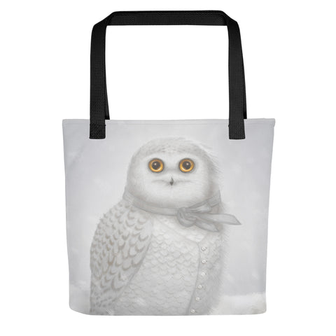 Tote bag "The North wind does blow and we shall have snow" (Snowy owl) Regular price