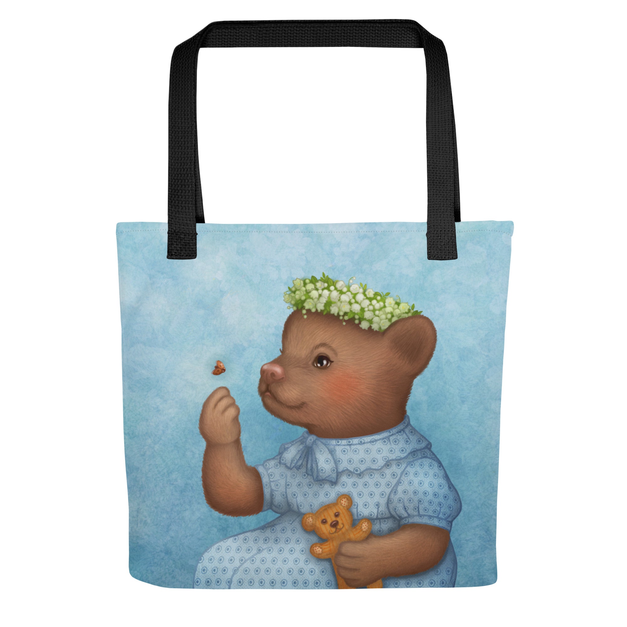 Tote bag "Playing is working for children" (Bear)