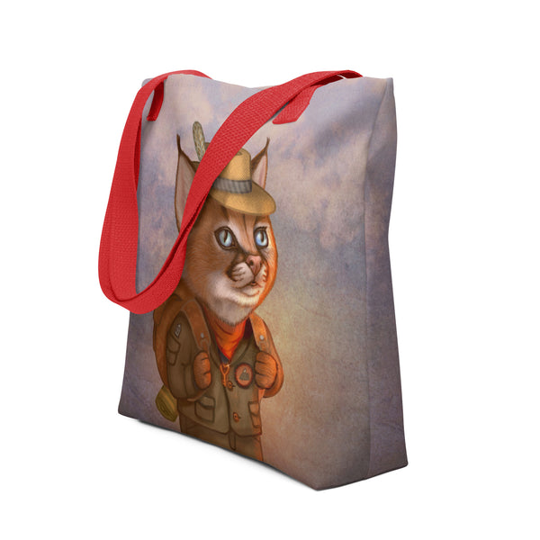 Tote bag "The wise traveler leaves his heart at home" (Caracal)