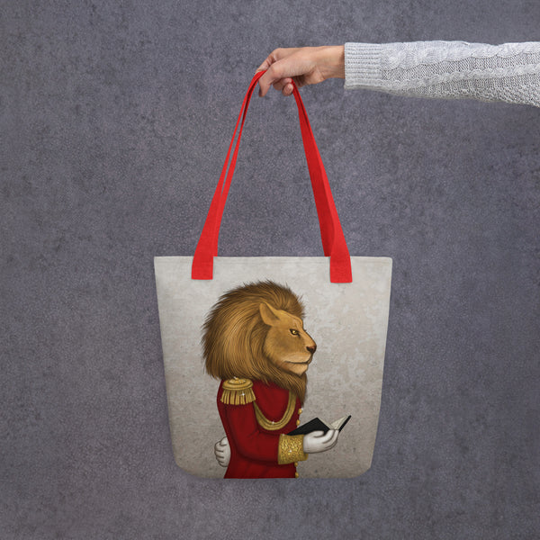 Tote bag "The word is stronger than the army" (Lion)