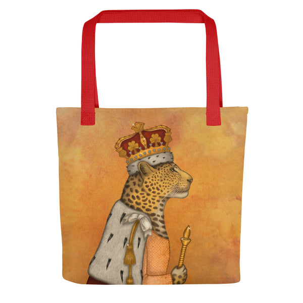 Tote bag "In every woman there is a queen" (Leopard)