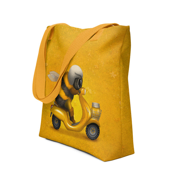 Tote bag "The busy bee has no time for sorrow" (Bumblebee)