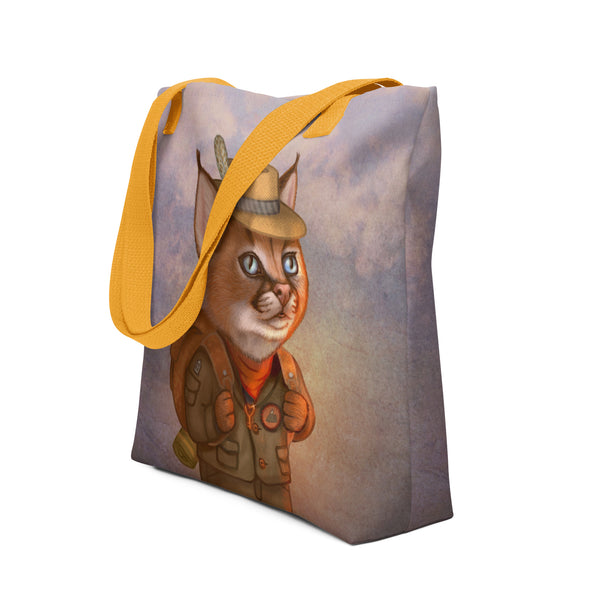 Tote bag "The wise traveler leaves his heart at home" (Caracal)