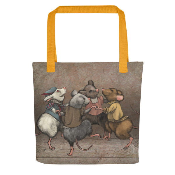 Tote bag "When the cat is away, the mice will play" (Mice)