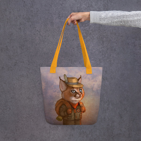 Tote bag "The wise traveler leaves his heart at home" (Caracal)