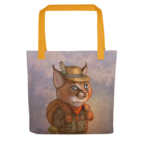 Tote bag "The wise traveler leaves his heart at home" (Caracal)
