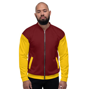 Unisex bomber jakk "Kuumades toonides kass"