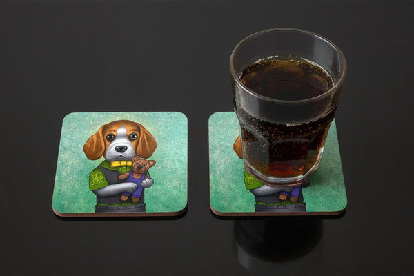 Coaster "Tiny but mighty" (Estonian hound)