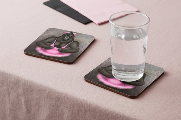 Coaster "Dance is the hidden language of the soul" (gorilla)