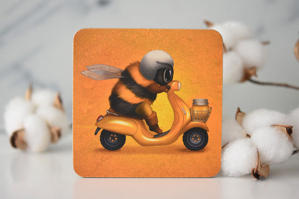 Coaster "The busy bee has no time for sorrow" (Bumblebee)