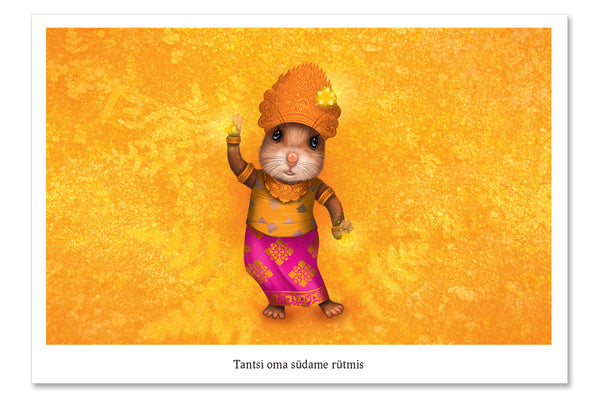 Postcard "Dance to the music of your heart" (Mouse)
