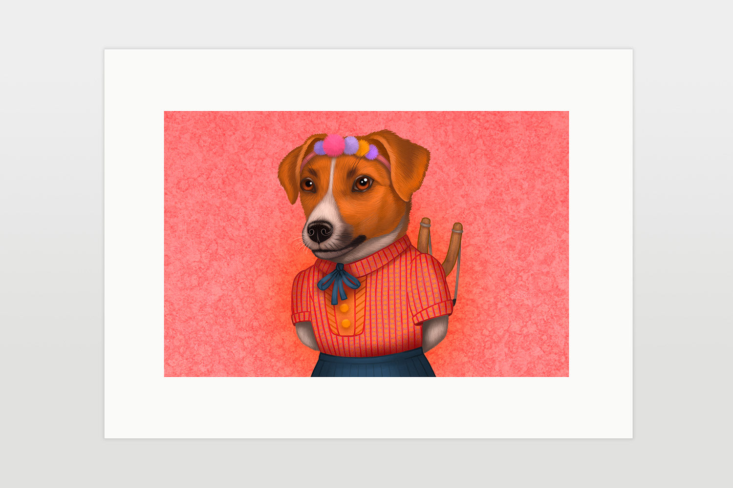 Print "If you obay all the rules, you`ll miss all the fun" (Jack Russell Terrier)