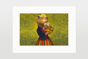 Print "Child of a frog is a frog" (Frogs)