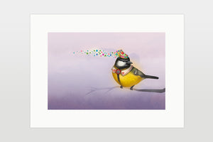Print "Be a rainbow in someone's cloud" (Great Tit)