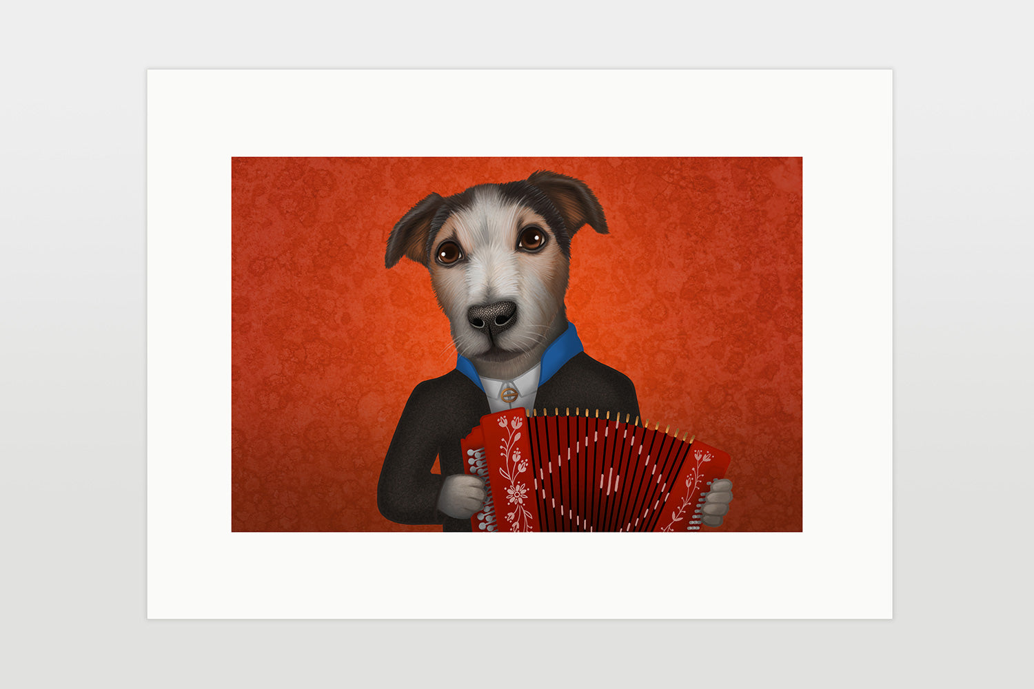 Print "With some effort, beauty comes along" (Jack Russell Terrier)