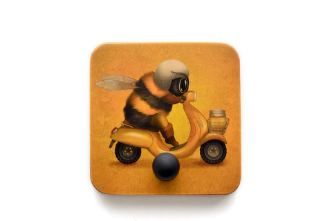 Wall hanger "The busy bee has no time for sorrow" (Bumblebee)