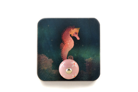 Wall hanger "Do not feel lonely, the entire universe is inside you" (Seahorse)