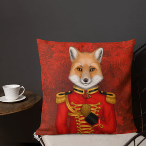 Premium pillow "Today I am a warrior" (Fox)
