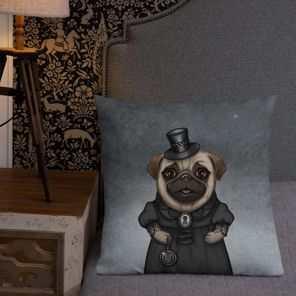 Premium pillow "Pug"
