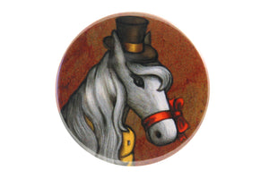 Badge "Don’t look a gift horse in the mouth" (Horse)