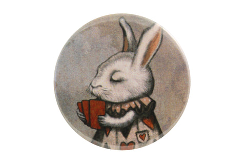 Badge "Unlucky at cards, lucky in love" (Hare)