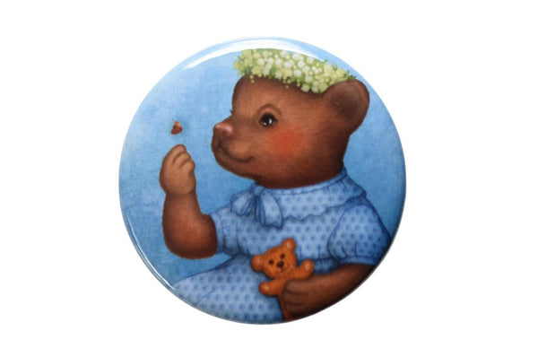 Badge "Playing is working for children" (Bear)