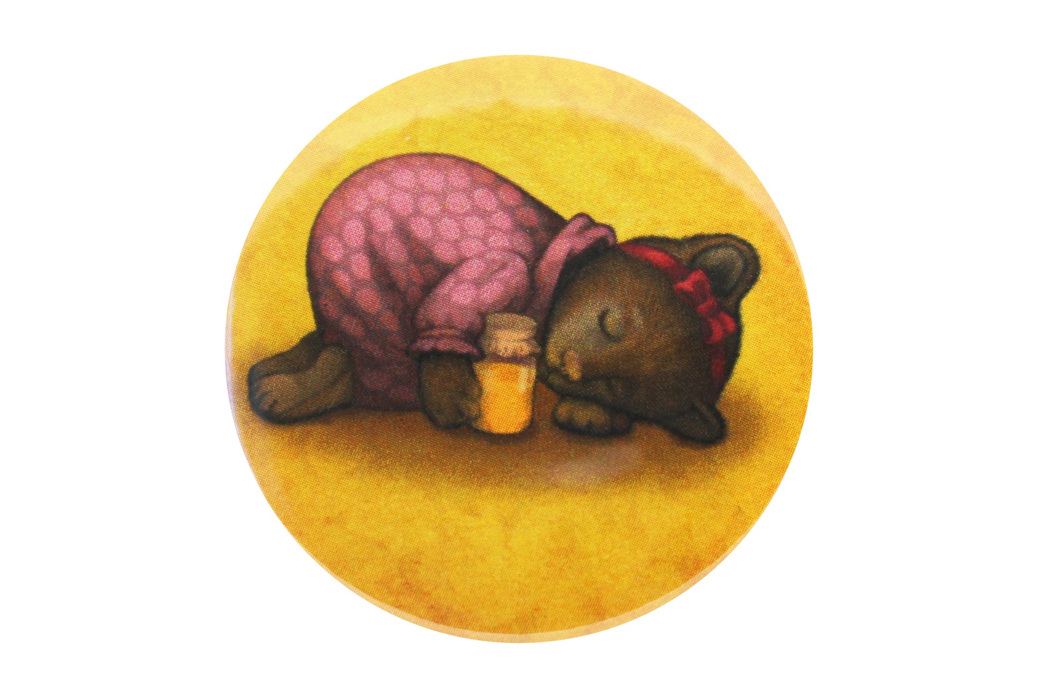 Badge "Sleeping is sweeter than honey" (Bear)