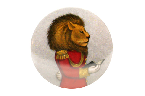 Badge "The word is stronger than the army" (Lion)