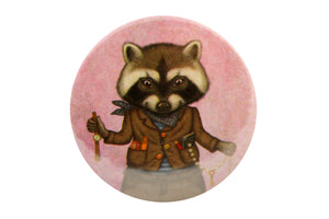 Badge "Finders keepers" (Raccoon)