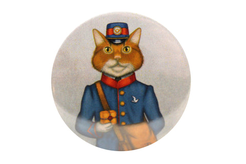 Badge "The best things come in small packages" (Cat)