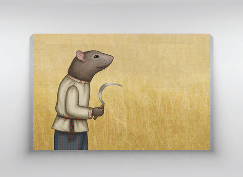 Canvas "You reap what you sow" (Rat)