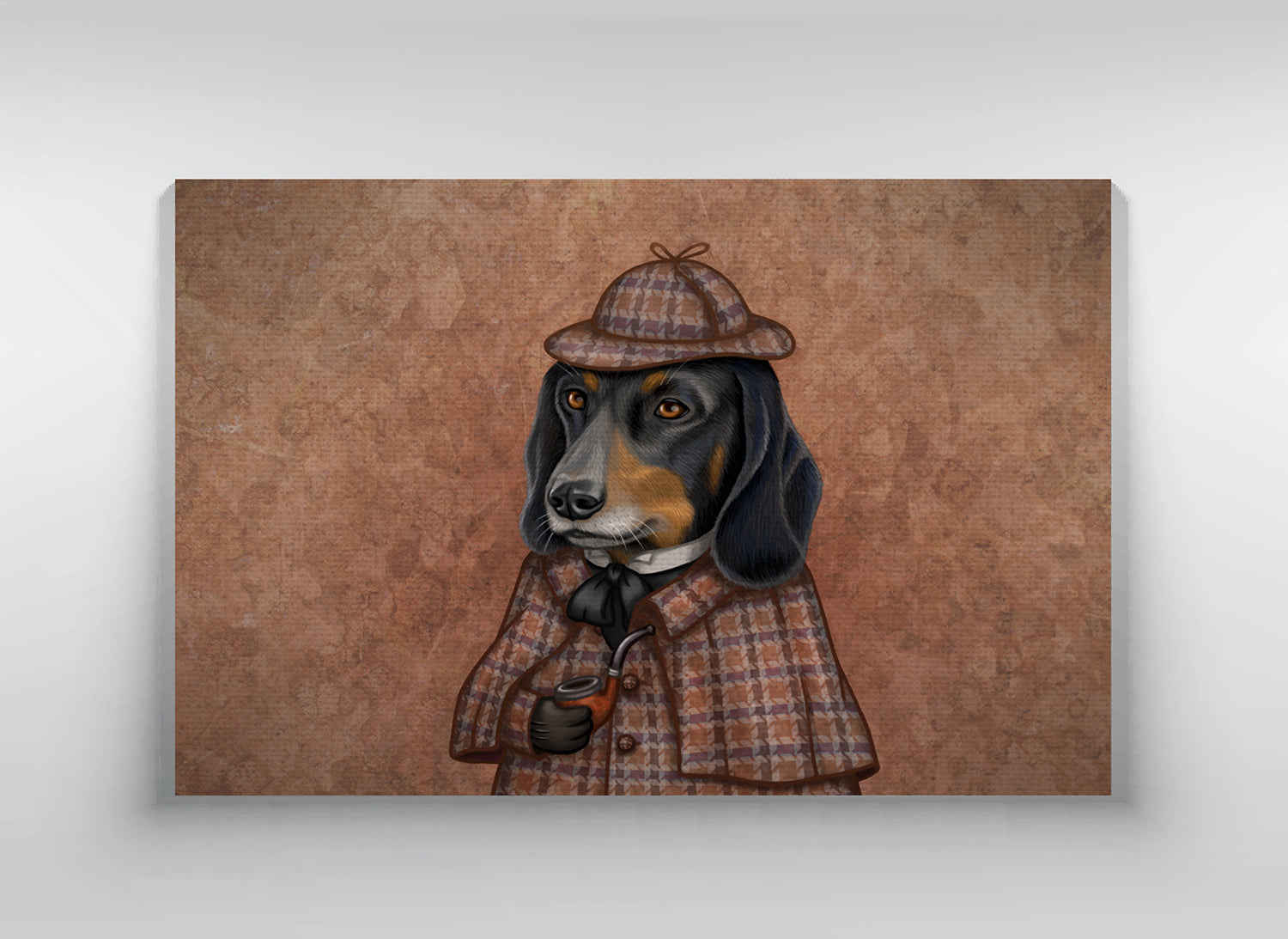 Canvas "Everything happens for a reason" (Dachshund)
