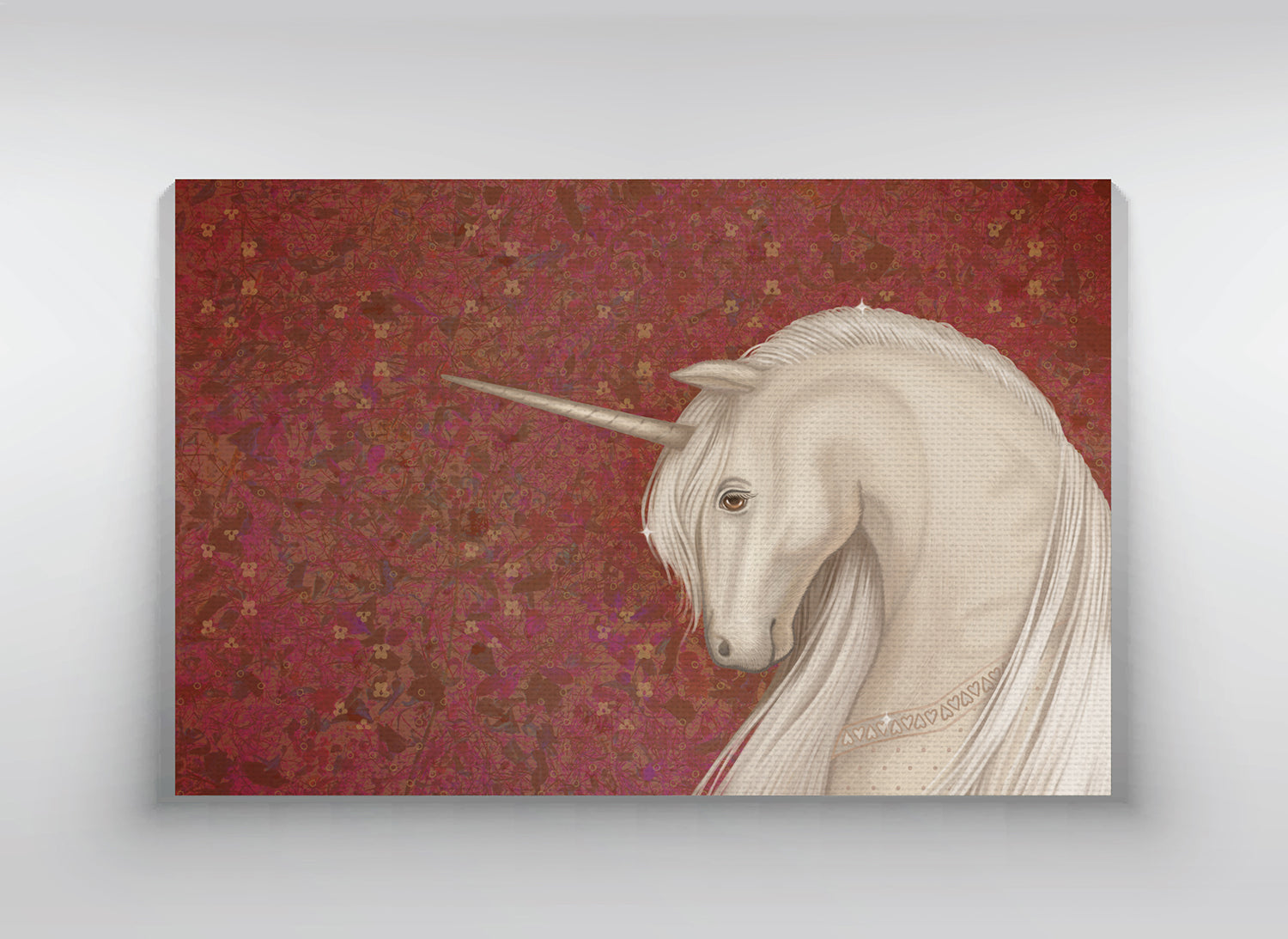 Canvas "Don’t ask questions about fairy tales" (Unicorn)