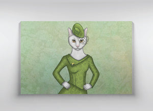 Canvas "Smooth cat, sharp claws" (Cat)