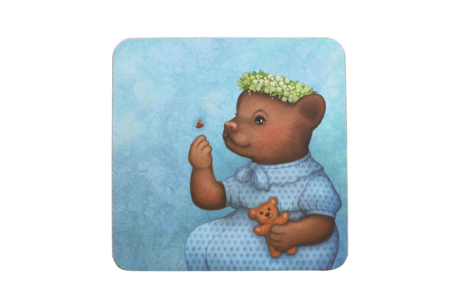 Coaster "Playing is working for children" (Bear)