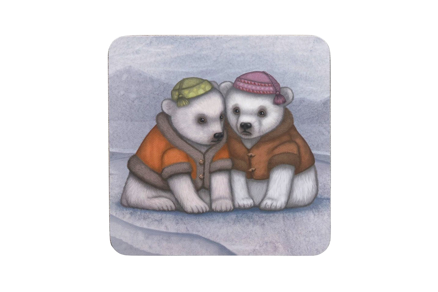Coaster "You don't really know your friends until the ice breaks" (Polar bears)