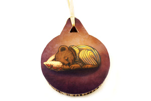 Christmas tree decoration "Morning is wiser than evening" (Bear)