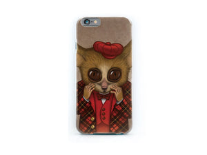 iPhone cover "Fear has big eyes" (Mouse lemur)