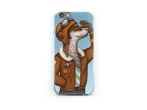 iPhone cover "Have courage and the world is yours" (Dog)