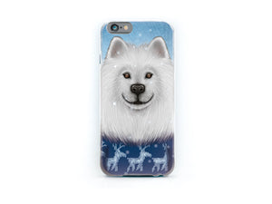 iPhone cover "No snowflake ever falls in the wrong place" (Samoyed)