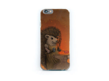 iPhone cover "Everyone is the blacksmith of his own fortune" (Hedgehog)